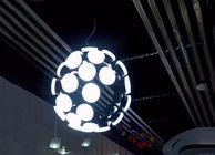 الألومنيوم الاكريليك LED تعليق ضوء الحديث غير كاملة المجال مصباح غرفة المعيشة