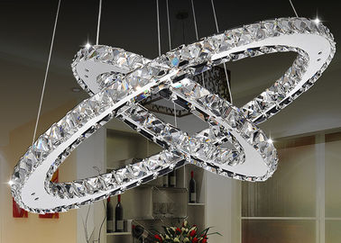 الكروم / مسح سفرة K9 كريستال فاخر الثريا مع 18W LED ضوء
