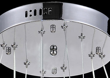 الكروم / مسح سفرة K9 كريستال فاخر الثريا مع 18W LED ضوء