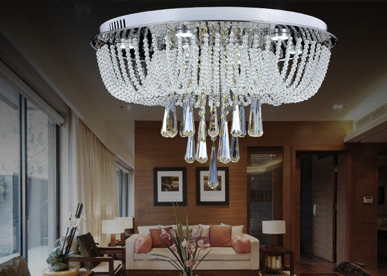 سقف الأنوار جولة كريستال الحديثة 30W LED لغرفة الطعام / المعيشة روم الديكور