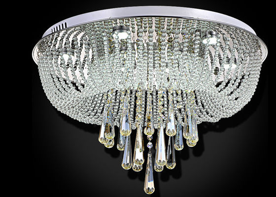 سقف الأنوار جولة كريستال الحديثة 30W LED لغرفة الطعام / المعيشة روم الديكور