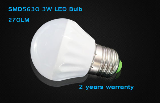 G45 E27 / E14 LED ضوء لمبة مع 2700-6500K 800 التجويف الصمام لمبة غلوب 3W الإضاءة 35000H الرئيسية