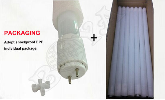 عال فعالية 18W G13 led زجاجيّ أنبوب 4 قدم T8 led أنبوب ضوء مع 300 منظر زاوية